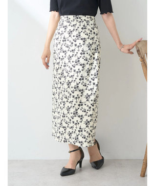 earth music&ecology Ｍｕｌｔｉｗａｙチュールスカート Flower