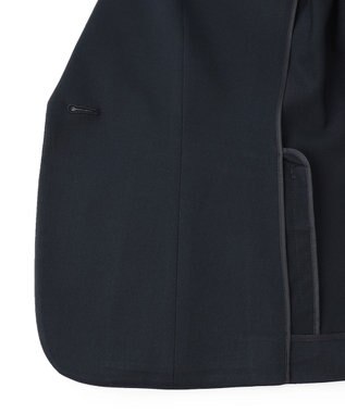 ICB 【洗える】 37.5TRストレッチ テーラードジャケット ネイビー系