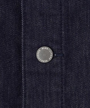 自由区 S 【洗える】ウスカルデニムベーシック ジャケット インディゴ