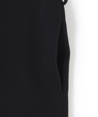 ICB ウールリバーフーデットコート ブラック系