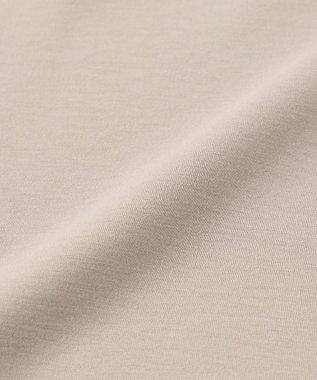 UNFILO L 【洗える】ダブルフェイス サイドZIPフーディ グレージュ