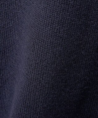 MIKI HOUSE HOT BISCUITS 【100-130cm】綿ニットクルーネックカーディガン(女の子用) 紺