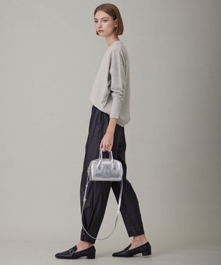 ICB 【洗える】ソフトウールハイゲージ Vネックプルオーバー ライトグレー系