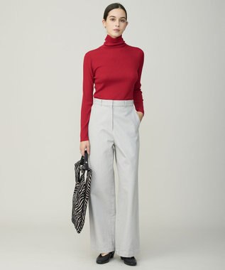 ICB 【先行予約】コットンカラーデニム カーブパンツ ライトグレー