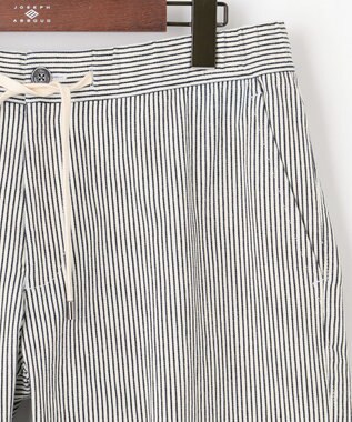 JOSEPH ABBOUD MOUNTAIN 【SPACE／UNISEX】ストライプイージーショートパンツ ホワイト系1
