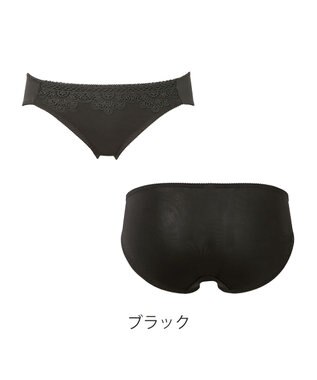 BRADELIS New York 【NuBra】ノクターンレース ショーツ デザインヌーブラ ブラック