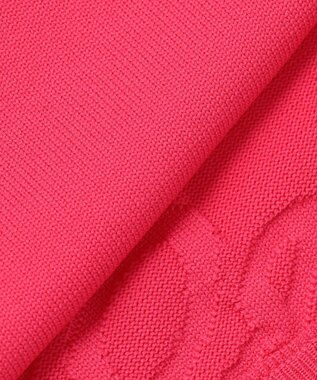 23区GOLF 【WOMEN】ロゴスポーツニット イージーケア ピンク系