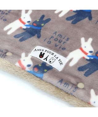 PET PARADISE リサとガスパール 着る毛布 《であい柄》 小型犬 であい柄