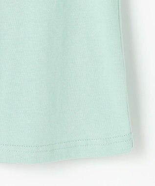 ANY KIDS 【WEB限定】7days プリント 長袖Tシャツ ミント×アニマル