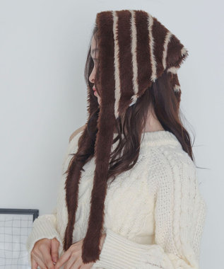 WEGO ボーダーニットバブーシュカ