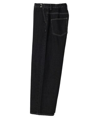 earth music&ecology タックホックデニムパンツ Black