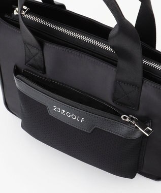 23区GOLF 【UNISEX】ツイルコンビ カートバッグ ブラック系