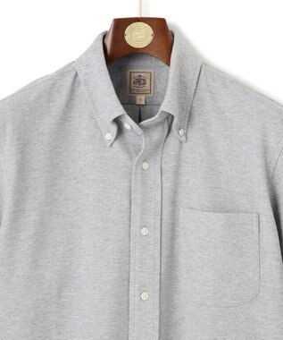 J.PRESS MEN 【WEB・一部店舗限定】コットンポリエステル ファンクションシャツ / B.D. ライトグレー系