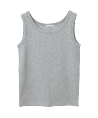 CRAFT STANDARD BOUTIQUE ラメテレコタンクトップ Ivory