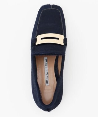 23区 PELLICO PONY ローファー ネイビー系