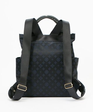 russet ナイロンジャガード2ハンドルリュックサック(SF-220) Black/Navy