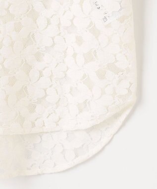 ANY SIS 【洗える】レース シャツ オフ