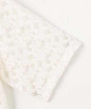 ANY SIS 【洗える】レース シャツ オフ