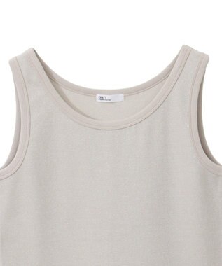 CRAFT STANDARD BOUTIQUE ラメテレコタンクトップ Ivory