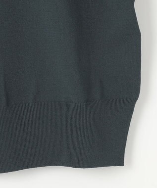 J.PRESS LADIES L 【洗える】 レーヨンエリートストレッチ カーディガン ダークグリーン系