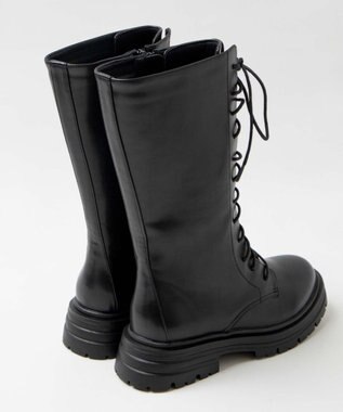 WEGO レースアップミドルブーツ ブラック