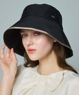 TOCCA 【サイズ調整可】TRIM RIBBON WIDE BRIM HAT ハット