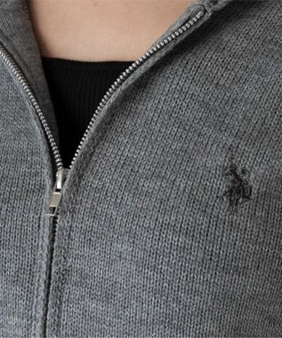 WEGO 【新色追加】別注USPOLOWZIPニットPK グレー