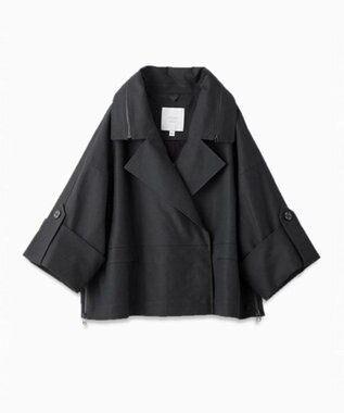 FORFORMO Deformation Wide Trench Coat デフォメーションワイドトレンチコート ブラック