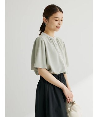 Green Parks ・ＥＬＥＮＣＡＲＥ　ＤＵＥ　バイカラーブラウス