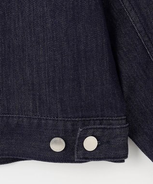 自由区 S 【洗える】ウスカルデニムベーシック ジャケット インディゴ