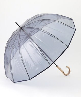 ANY SIS 【WEB限定】クリア アンブレラ グレー