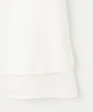 ANY SIS 【洗える】レイヤードヘム ブラウス オフ