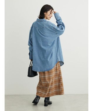 Green Parks ウエスタンＢｉｇデニムシャツ Indigo