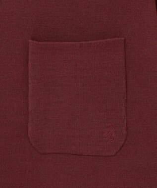 自由区 S レーヨンストレッチ カーディガン ボルドー