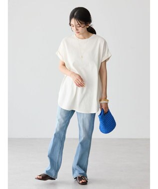 AMERICAN HOLIC バックタックカットチュニック Ivory