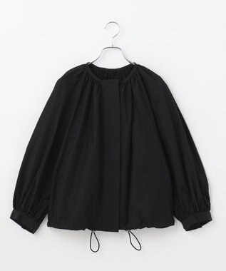 #Newans 【ANSWER for Co-Creation】フルギャザーシャツブルゾン ブラック系