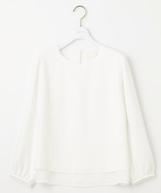 ANY SIS 【洗える】レイヤードヘム ブラウス オフ