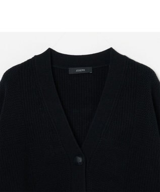 JOSEPH 【洗える】ソフトウールカーディガン Black