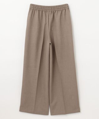 ANY 【洗濯機可能/セットアップ対応/ウエストゴム】イージィケア美脚ワイドパンツ ライトモカ
