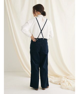 CRAFT STANDARD BOUTIQUE コーデュロイ２ＷＡＹサロペットパンツ Navy