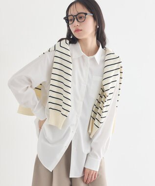 earth music&ecology スタンダードシャツ Off White