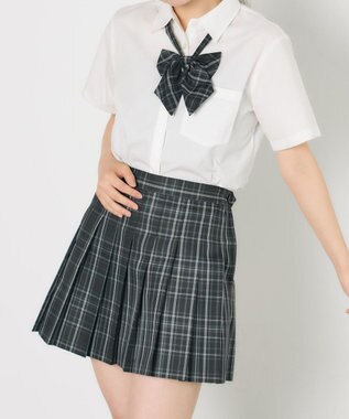 WEGO 【SCHOOLITEM】スクールプリーツスカート ブラックチェック2