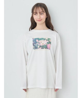 earth music&ecology Ｆｌｏｗｅｒ　グラフィックロンＴ A