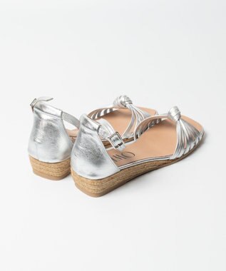 gaimo 【GAIMO/ガイモ】スクエアジュートサンダル シルバー