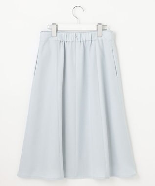 J.PRESS LADIES 【洗える・シワになりにくい】Garudaツイル フレアー スカート サックスブルー系