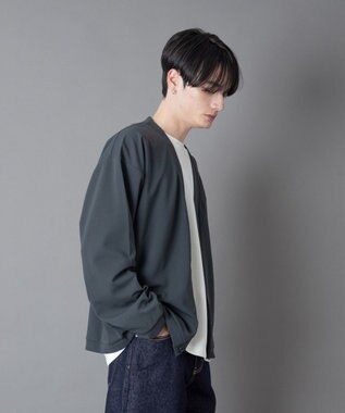 WEGO 【2点SET/ユニセックス着用ITEM】アンサンブルカーディガン（LS） ブラック中濃色