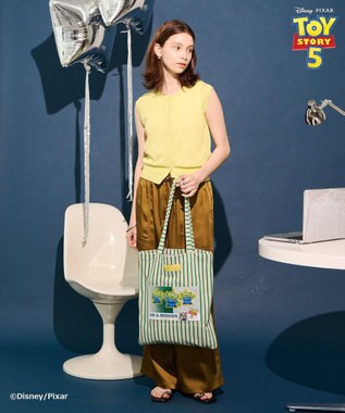 AMERICAN HOLIC 【TOY STORY 5】ストライプパイルトートBAG Beige
