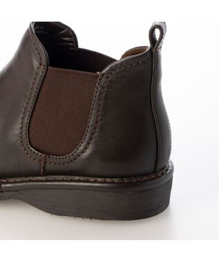 ing <ing>【サスティナブル】サイドゴアデザインアンクルブーツ ダークブラウン