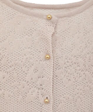 YECCA VECCA 【2点SET】インナーセットレース柄カーディガン Light Beige