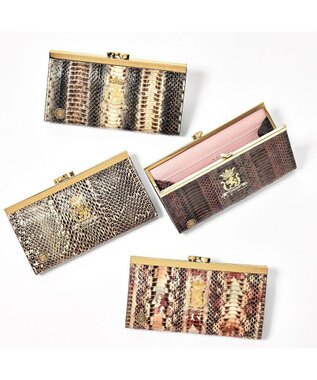 A.D.M.J. 【スネークレザー】ガマグチウォレット カリナータ